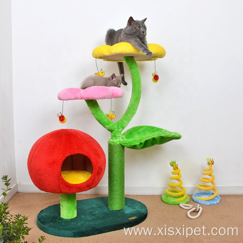 cat tree house board tree bed house cave